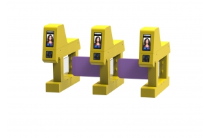 3臺幼兒園小木馬擺閘